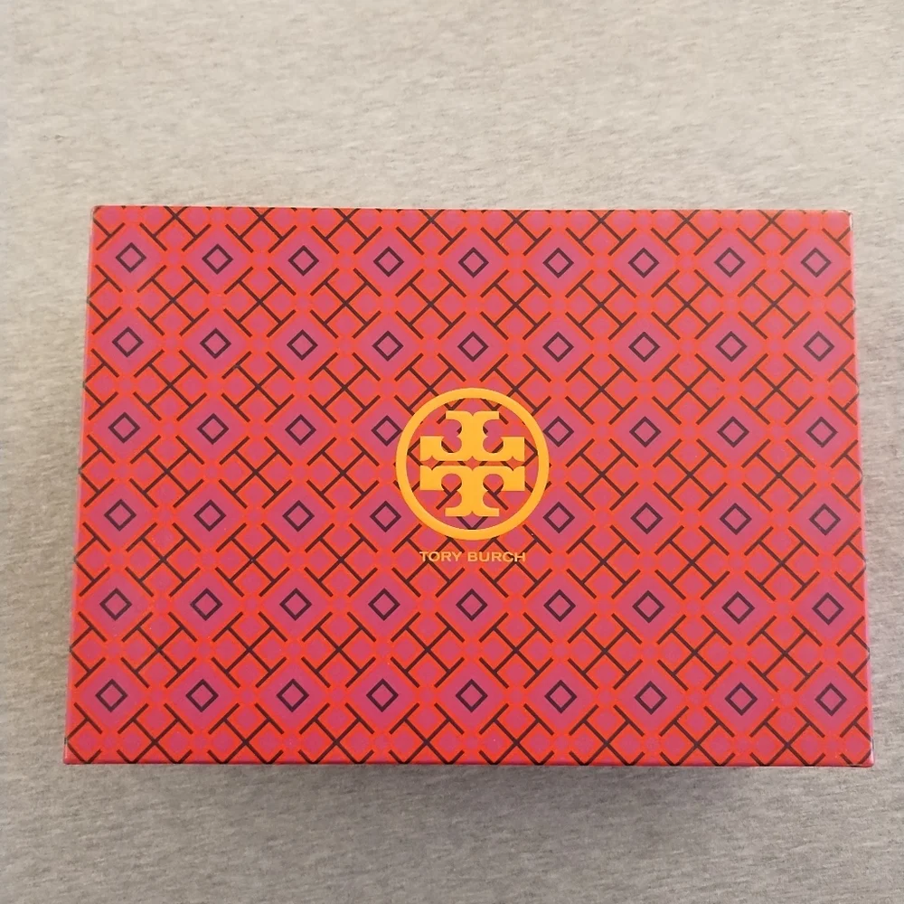 Tory Burch Shoe Box With Bold Geometric Design - Empty